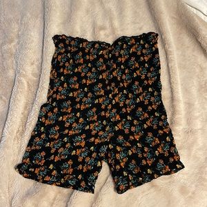 High waisted Free People floral shorts